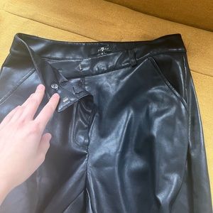 7 for all mankind vegan leather pants